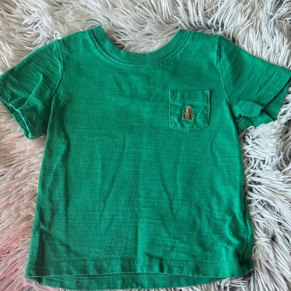 Baby Gap Green Kids T-Shirt with Pocket
